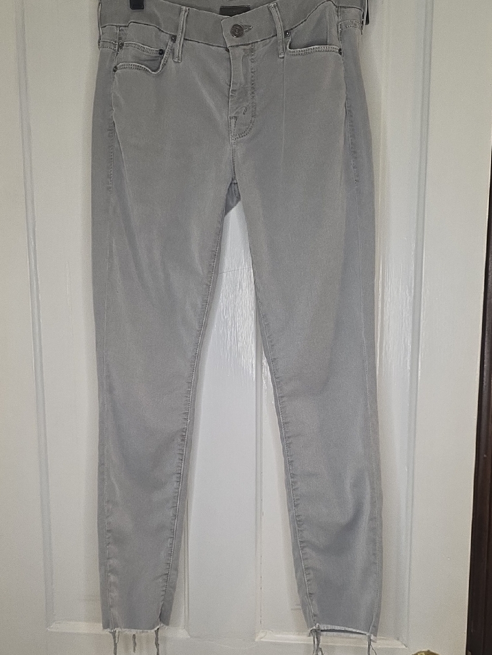 Mother Looker Ankle Fray, A Run In The Park  Size 27.